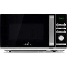 eta Mikrowelle Galeto ETA121090000, Mikrowelle, 20 l, silber, mit 3 Auftaufunktionen und 700 Watt