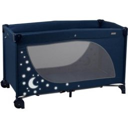 BabyGo Baby-Reisebett Moonstars, navy
