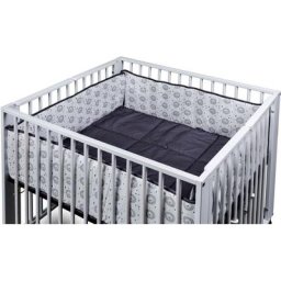 tiSsi® Laufgittereinlage Moritz, 4-Eck, grau Lion, (2-tlg., Nestchen und Laufgittereinlage), passend für tiSsi® Laufstall Moritz