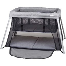 BabyGo Baby-Reisebett Dreams II, grey, faltbar