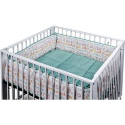 tiSsi® Laufgittereinlage Moritz, 4-Eck, mint wonderful world, (2-tlg., Nestchen und Laufgittereinlage), passend für tiSsi® Laufstall Moritz