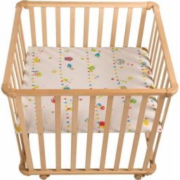roba® Laufgitter Waldhochzeit, 100x100 cm, mit Folienboden
