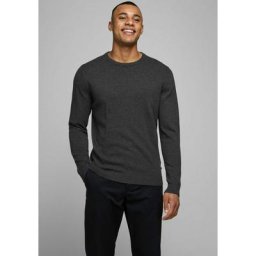 Jack & Jones Rundhalspullover BASIC KNIT CREW NECK