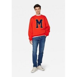 Mavi Rundhalspullover MAVI LOGO SWEATSHIRT Basic Sweatshirt
