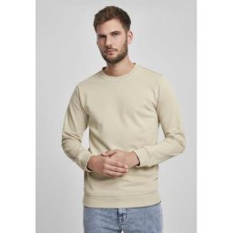 URBAN CLASSICS Sweater Herren Basic Terry Crew (1-tlg)