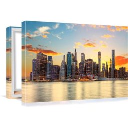 Conni Oberkircher´s Bild Big City 3 - Sunset - Großsstadt - Sonnenuntergang, Skyline, Metropole, Fluß