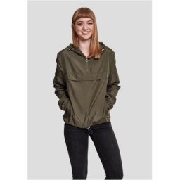 URBAN CLASSICS Outdoorjacke Damen Ladies Basic Pull Over Jacket (1-St)