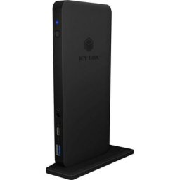 Raidsonic Laptop-Dockingstation ICY BOX 10-in-1 Notebook/PC Dock USB Type-C mit Power Delivery, PD 85 W
