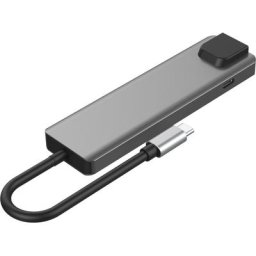 Hyrican Laptop-Dockingstation ST-T605 Dockingstation Type-C, 1x RJ-45, 3x USB 3.0, 1x HDMI