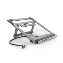 Hama Laptop-Dockingstation USB-C-Docking-Station Connect2Office Stand Notebook-Halterung 12Ports