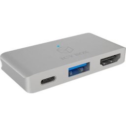 Raidsonic Laptop-Dockingstation ICY BOX Dual Type-C Notebook DockingStation