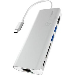 Raidsonic Laptop-Dockingstation ICY BOX Dockingstation USB-C zu USB 3.0, HDMI, SD und RJ45
