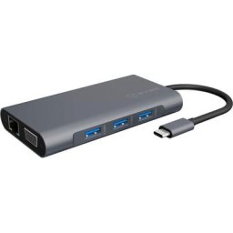 Raidsonic Laptop-Dockingstation ICY BOX USB Type-C Dockingstation mit zwei Videoschnitten