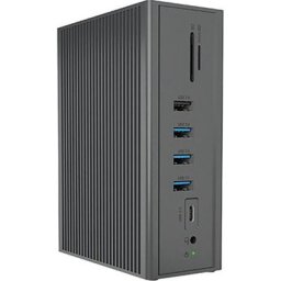 Raidsonic Laptop-Dockingstation ICY BOX 14-in-1 Notebook/PC Dock USB Type-C & Type-A, inkl. 2x HDMI, 1x VGA