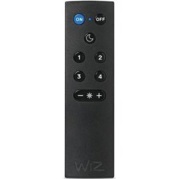 WiZ mote Fernbedienung Einzelpack inkl. Batterien Smarte Fernbedienung (Kombinierbar mit allen WiZ Lampen/Leuchten, Funktioniert ohne WLAN)