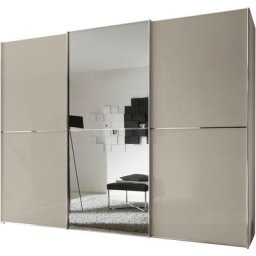 STAUD Schwebetürenschrank Sinfonie Plus Mit kombinierter Glas-Spiegel-Front und vier Ausstattungsvarianten