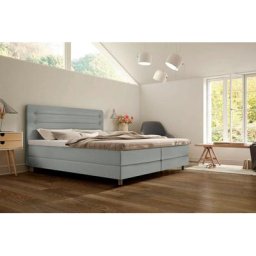 Schlaraffia Boxspringbett Fidelio, inkl GELTEX®-Topper, Holzfuß in Eiche