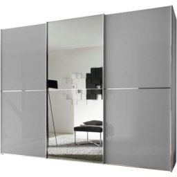 STAUD Schwebetürenschrank Sinfonie Plus Mit kombinierter Glas-Spiegel-Front und vier Ausstattungsvarianten