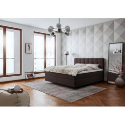 Schlaraffia Boxspringbett Aida, Inklusive GELTEX®-Topper, Fuß in Schwebeoptik, mit niedrigem Kopfteil