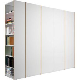 Müller SMALL LIVING Drehtürenschrank Modular Plus Variante 5 inklusive links oder rechts montierbarem Anbauregal