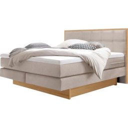 HASENA Boxspringbett Ottawa, Boxspringbett, wählbare Polsterbezüge, zwei Bettkästen aus Eiche