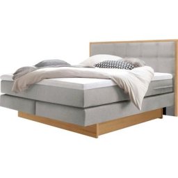 HASENA Boxspringbett Ottawa, Boxspringbett, wählbare Polsterbezüge, zwei Bettkästen aus Eiche
