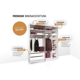 STAUD Schwebetürenschrank Sinfonie Plus Mit vier verschiedenen Ausstattungsvarianten