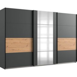 Wimex Schwebetürenschrank Barmbek mit 2 Stoffboxen und zusätzlichen Einlegeböden