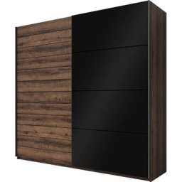 Helvetia Schwebetürenschrank Galaxy Front mit Glas