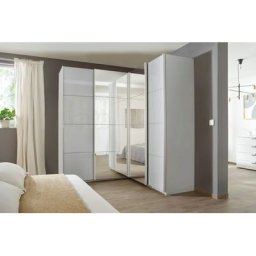 rauch Schwebetürenschrank Quadra Eckschrank inkl. Türendämpfer, mit Glas-/Spiegeltüren