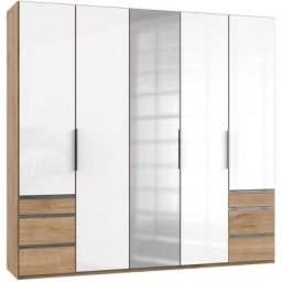 Fresh To Go Kleiderschrank Level mit Glas-und Spiegeltüren