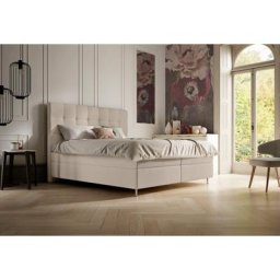 Schlaraffia Boxspringbett Aida, inklusive GELTEX®-Topper, Metallfuß in chrome