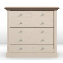 Home affaire Kommode Skanderborg, Breite 104 cm, mit 6 Schubladen