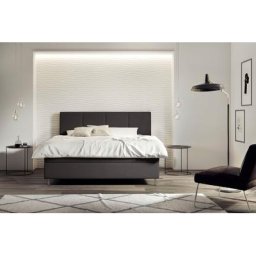 Schlaraffia Boxspringbett Saga, GELTEX®-Topper, Metallfuß in Chrom, niedrige Kopfteilhöhe von 113 cm