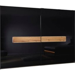 rauch Schwebetürenschrank Mayla mit Glasfront, optional mit Beleuchtung