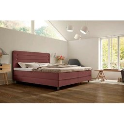 Schlaraffia Boxspringbett Fidelio, inkl GELTEX®-Topper, Holzfuß in Eiche