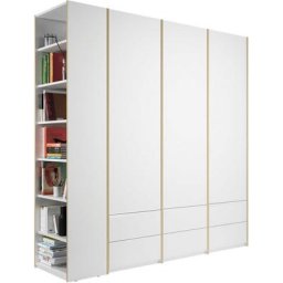 Müller SMALL LIVING Drehtürenschrank Modular Plus Variante 6 inklusive 6 geräumigen Schubladen