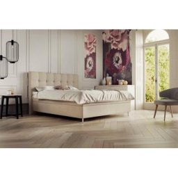 Schlaraffia Boxspringbett Aida, inklusive GELTEX®-Topper, Metallfuß in chrome, mit niedrigem Kopfteil