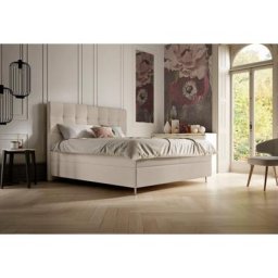 Schlaraffia Boxspringbett Aida, inklusive GELTEX®-Topper, Metallfuß in chrome