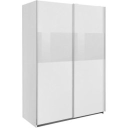 Wimex Schwebetürenschrank Bramfeld mit Glaselementen und zusätzlichen Einlegeböden