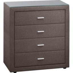 ADA trendline Nachttisch Darcy, mit Glasplatte