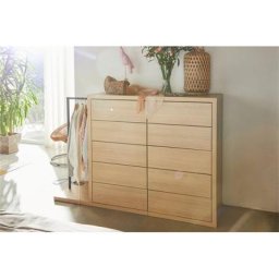 TemaHome Kommode Hugo, mit Schubladen und Kleiderstange