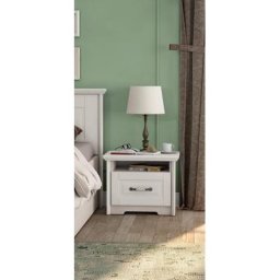 Home affaire Nachtkommode Evergreen, hochwertig UV lackiert, Soft-Close-Funktion
