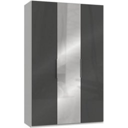 Fresh To Go Kleiderschrank Level mit Glas- und Spiegeltüren