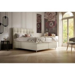 Schlaraffia Boxspringbett Aida, inkl. BULTEX® Topper, Metallfuß in chrom