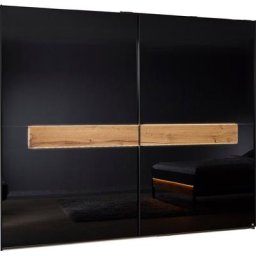 rauch Schwebetürenschrank Mayla mit Glasfront, optional mit Beleuchtung