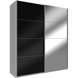 Wimex Schwebetürenschrank Easy mit Glas und Spiegel