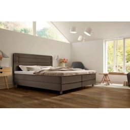 Schlaraffia Boxspringbett Fidelio, inkl GELTEX®-Topper, Holzfuß in Eiche