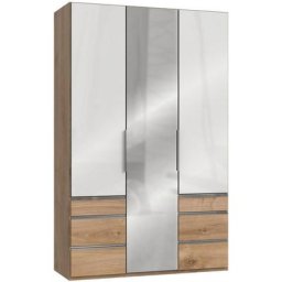 Fresh To Go Kleiderschrank Level mit Glas-und Spiegeltüren