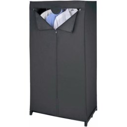 WENKO Kleiderschrank Deep Black Maße (B x H x T): 75 x 150 x 50 cm